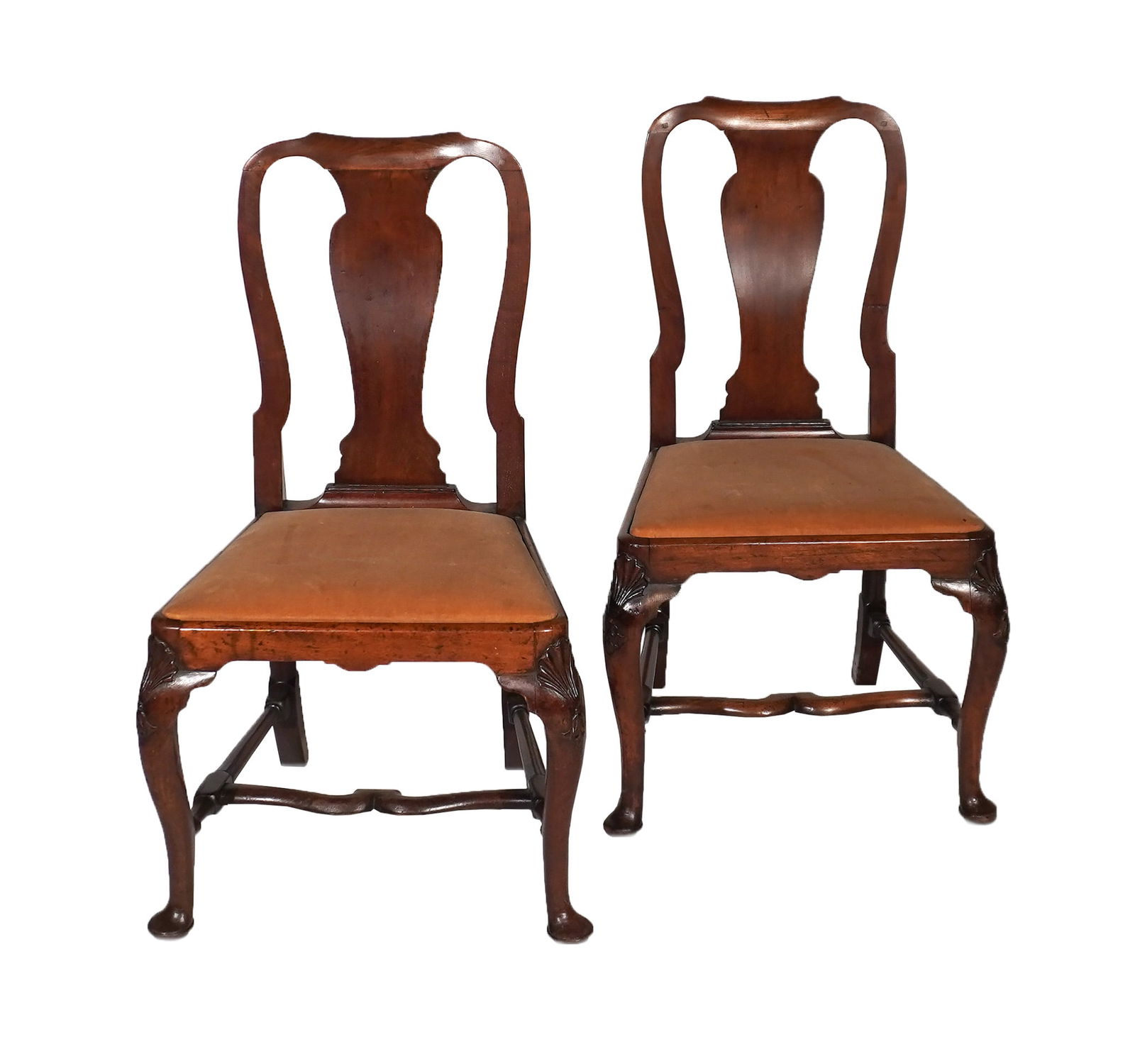 Pair of George II-III Walnut Side Chairs, Circa 1740-1760 (1 of 2)