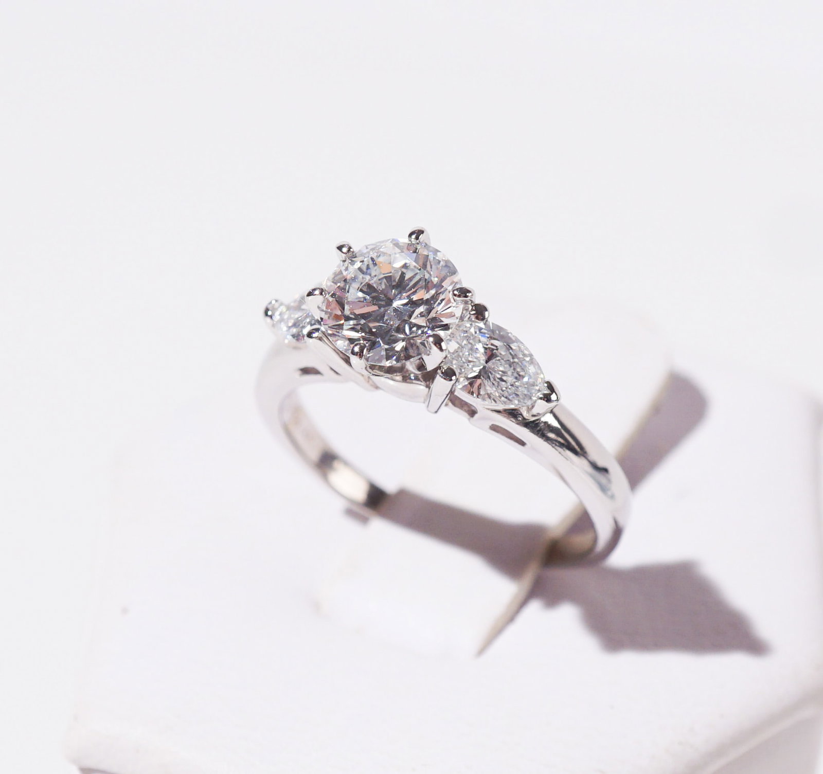 Platinum Solitaire Diamond Ring, Total weight of diamonds: 1.90 carats, Shank size: 6 (1 of 2)