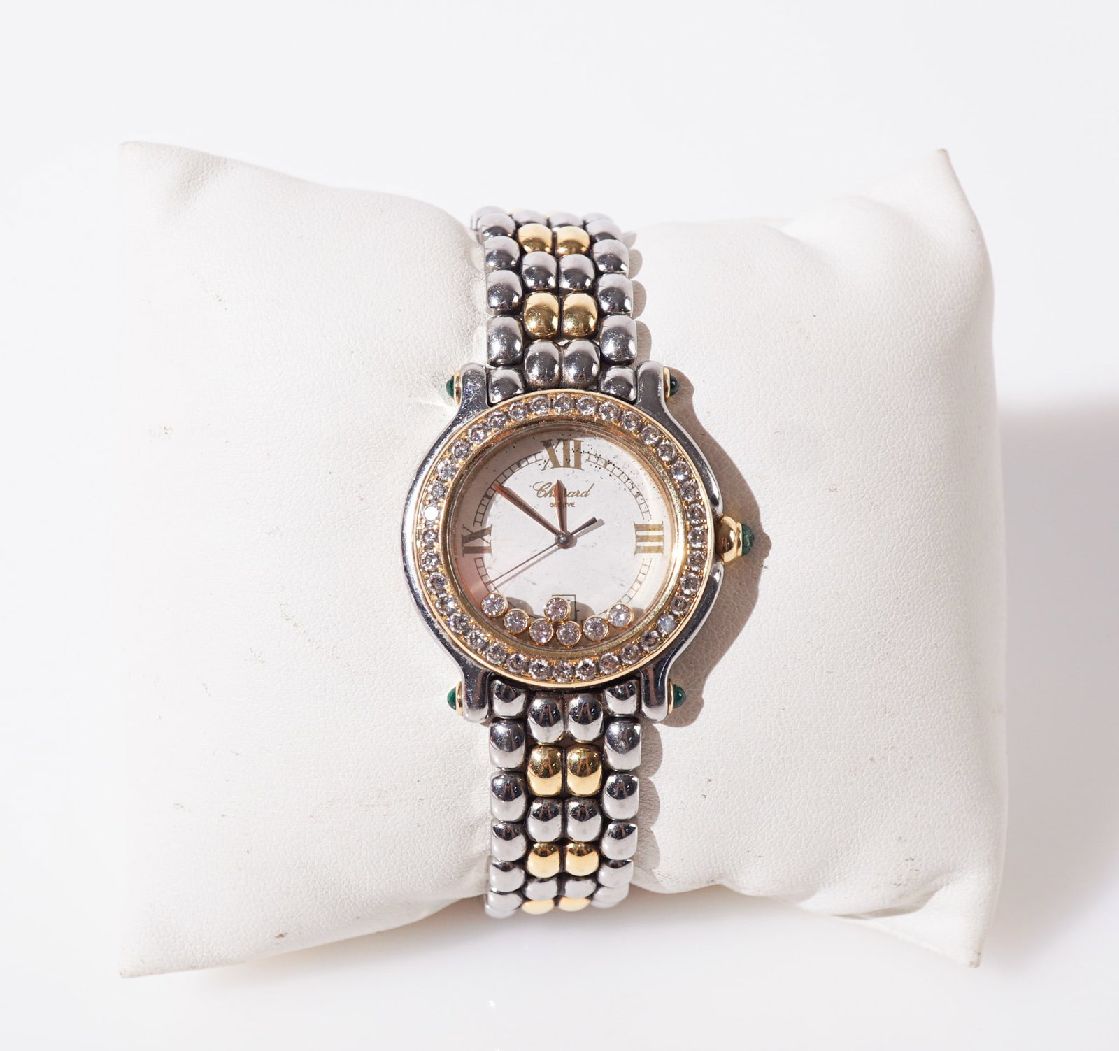 Chopard Happy Sport Stainless Steel and Yellow-Gold Quartz Wristwatch, Diameter: 30 mm, Length (1 of 2)