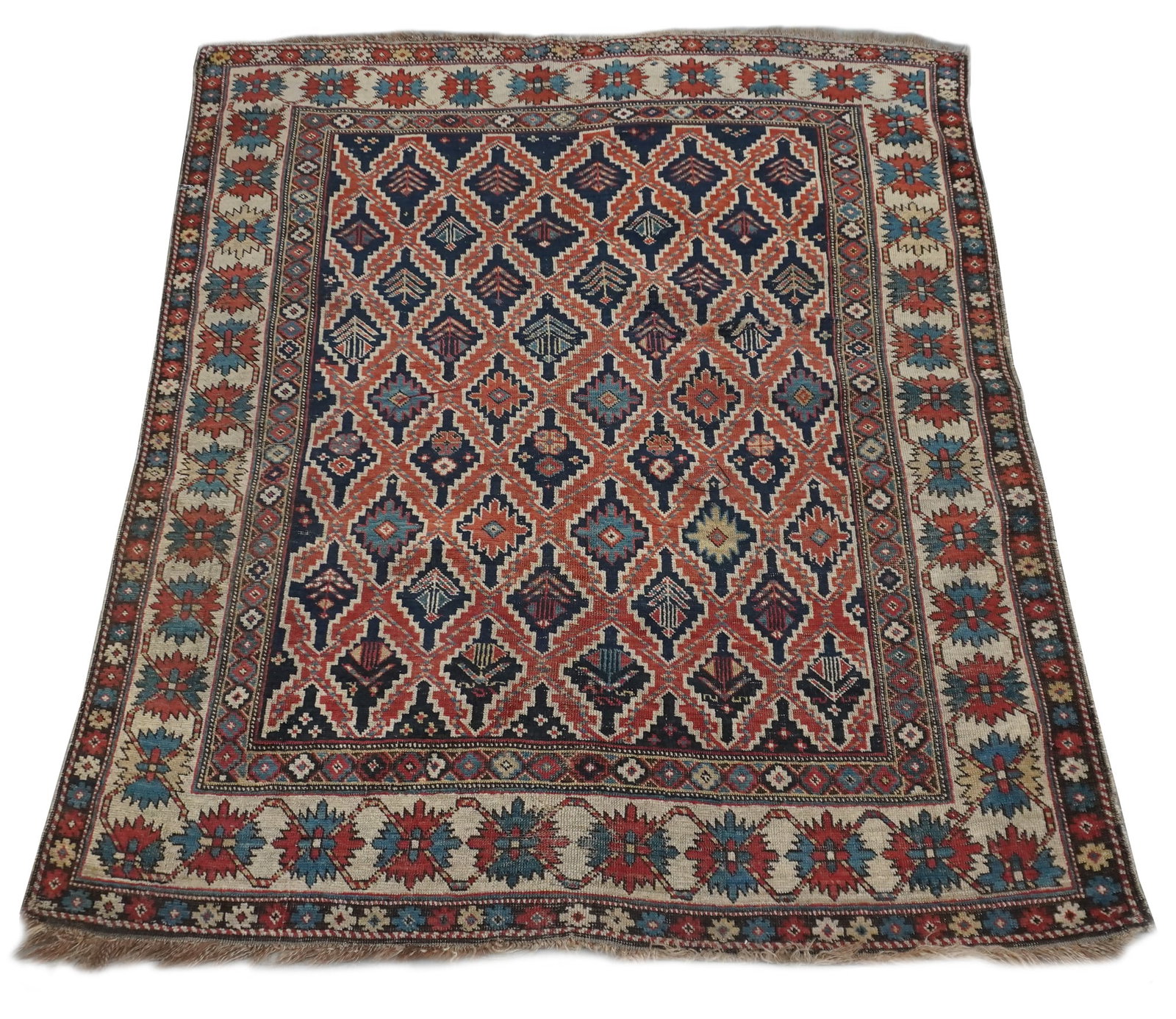 Cabistan Rug, Late 19th Century, 4 ft 10 in x 4 ft (147 x 122 cm) (1 of 1)