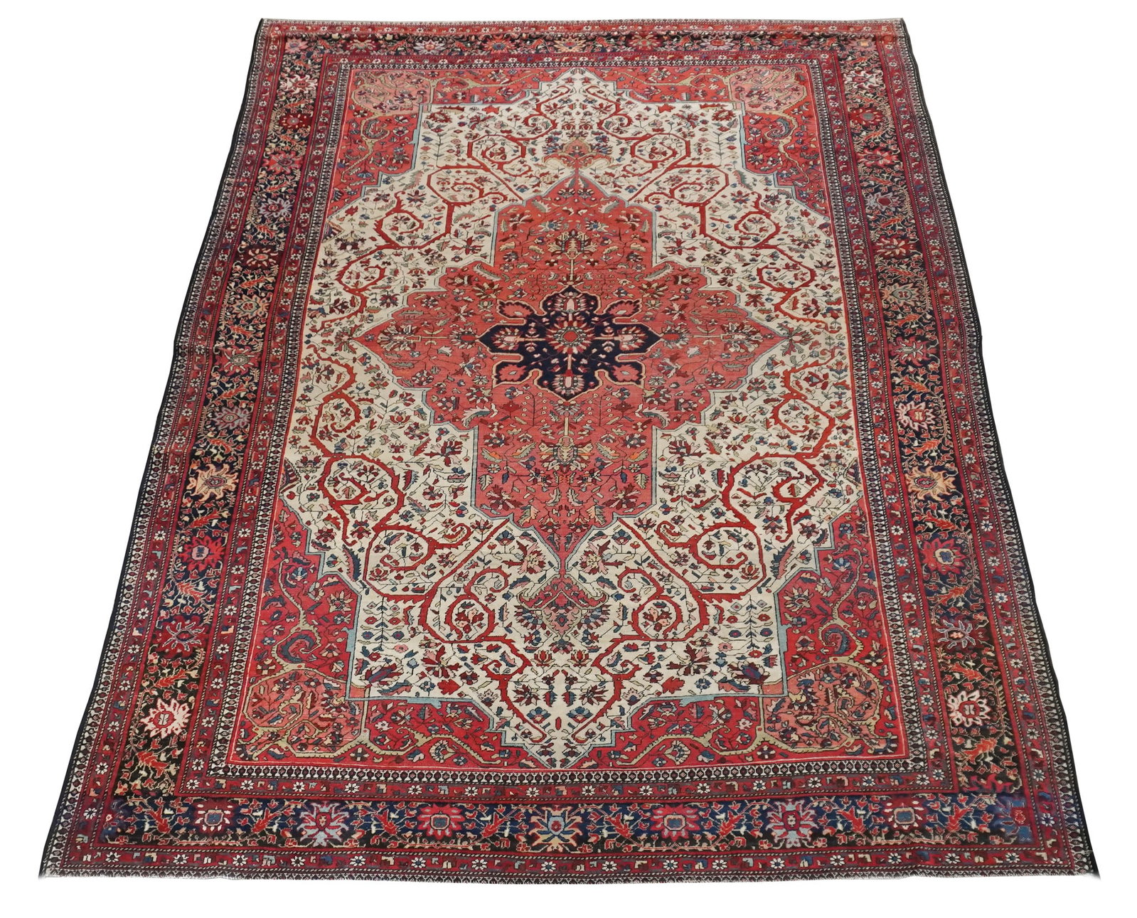 Fereghan Sarouk Rug, Circa 1900, 9 ft 11 in x 8 ft 10 in (302 x 269 cm) (1 of 1)
