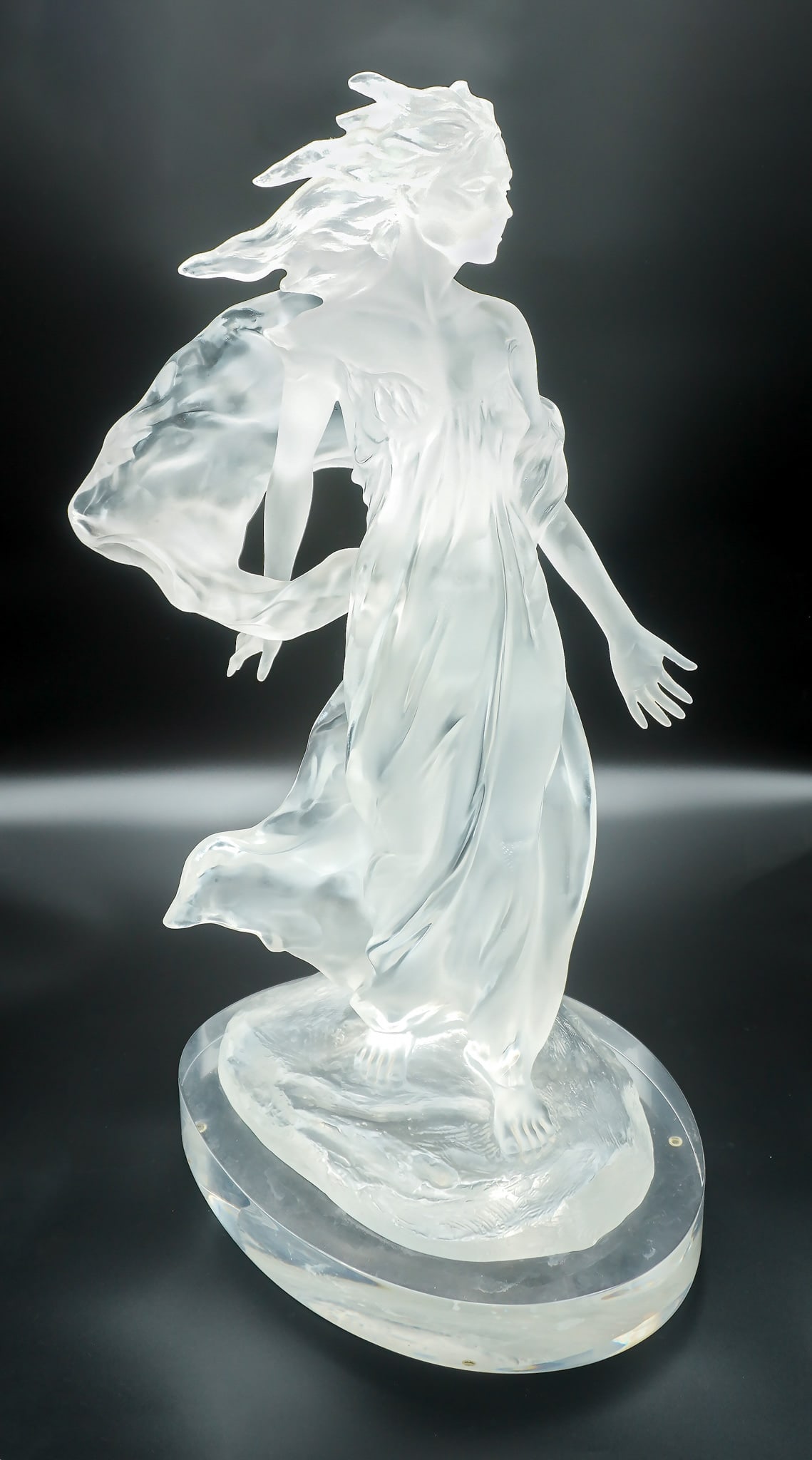 Frederick Hart (American 1943-1999), Songs of Grace: Beauty, Acrylic sculpture on base, Height of: Frederick Hart (American 1943-1999) Songs of Grace: Beauty Acrylic sculpture on base Signed on verso © 2001 F.HART A.P. XXIX/LXXV. Height of sculpture: 24-1/4 in (61.6 cm); Height overall: 26 in 