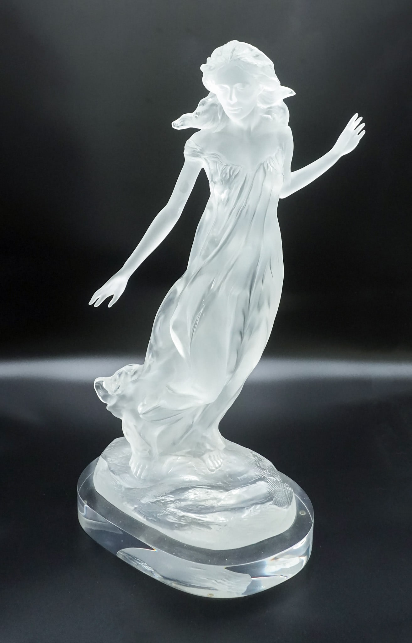 Frederick Hart (American 1943-1999), Songs of Grace: Hope, Acrylic sculpture on stand, Height of: Frederick Hart (American 1943-1999) Songs of Grace: Hope Acrylic sculpture on stand Signed on verso © 2001 F.HART A.P. XXIX/LXXV. Height of sculpture: 23-3/4 in (60.3 cm); Height overall: 25-1/2 
