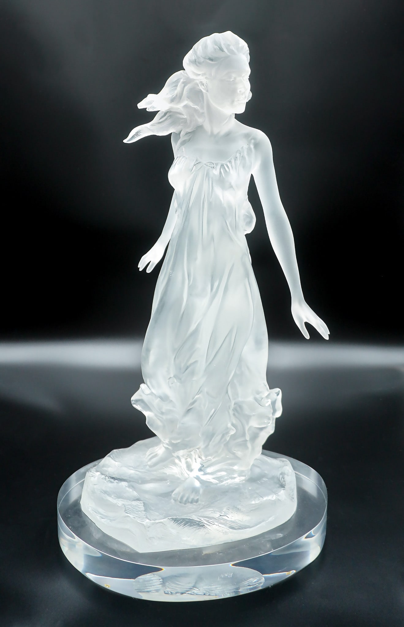 Frederick Hart (American 1943-1999), Songs of Grace: Faith, Acrylic sculpture on stand, Height of (1 of 2)