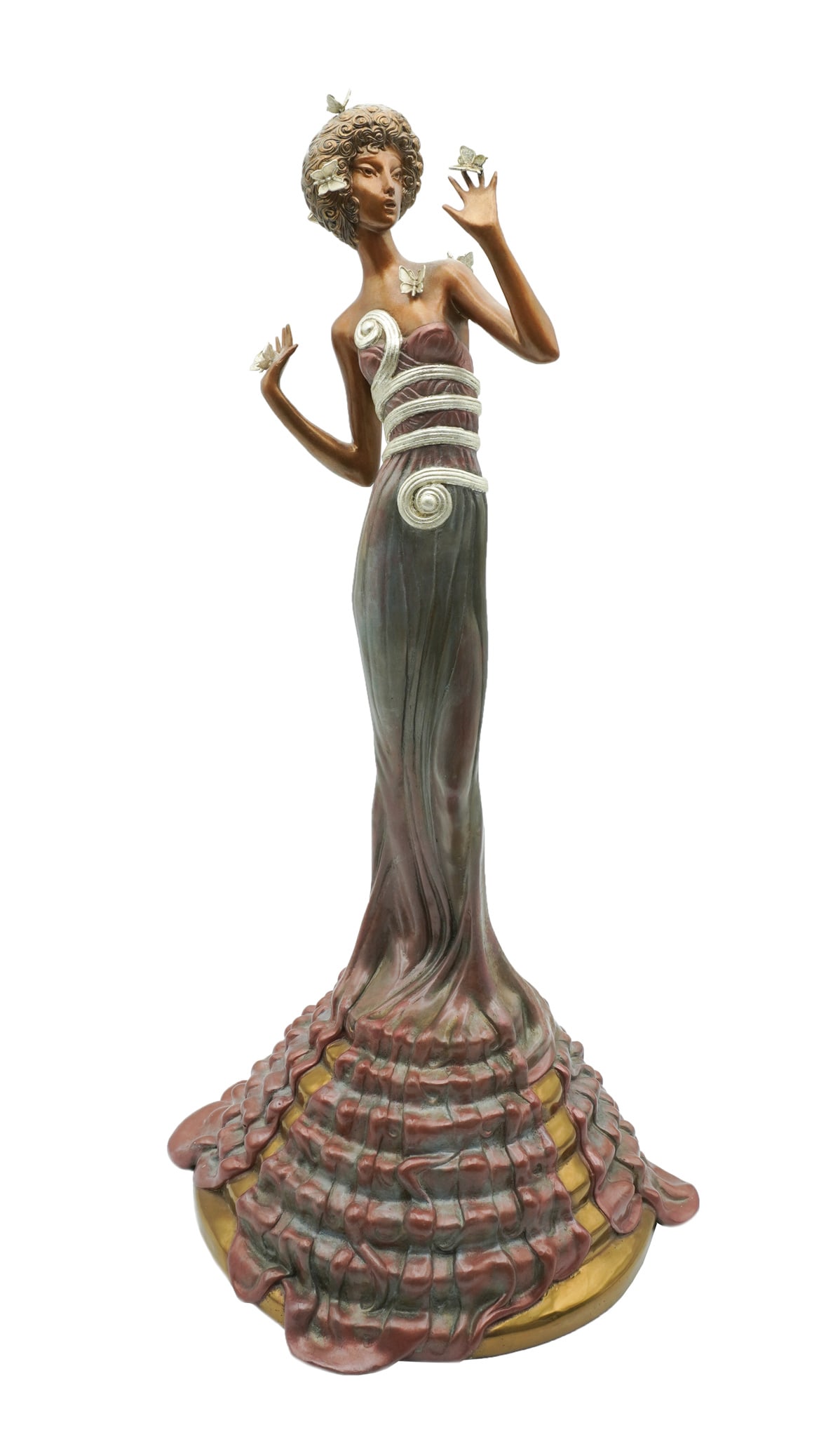 Erté (Romain de Tirtoff) (Russian/French 1892-1990), Fantasia, Cold painted and gilt bronze (1 of 4)