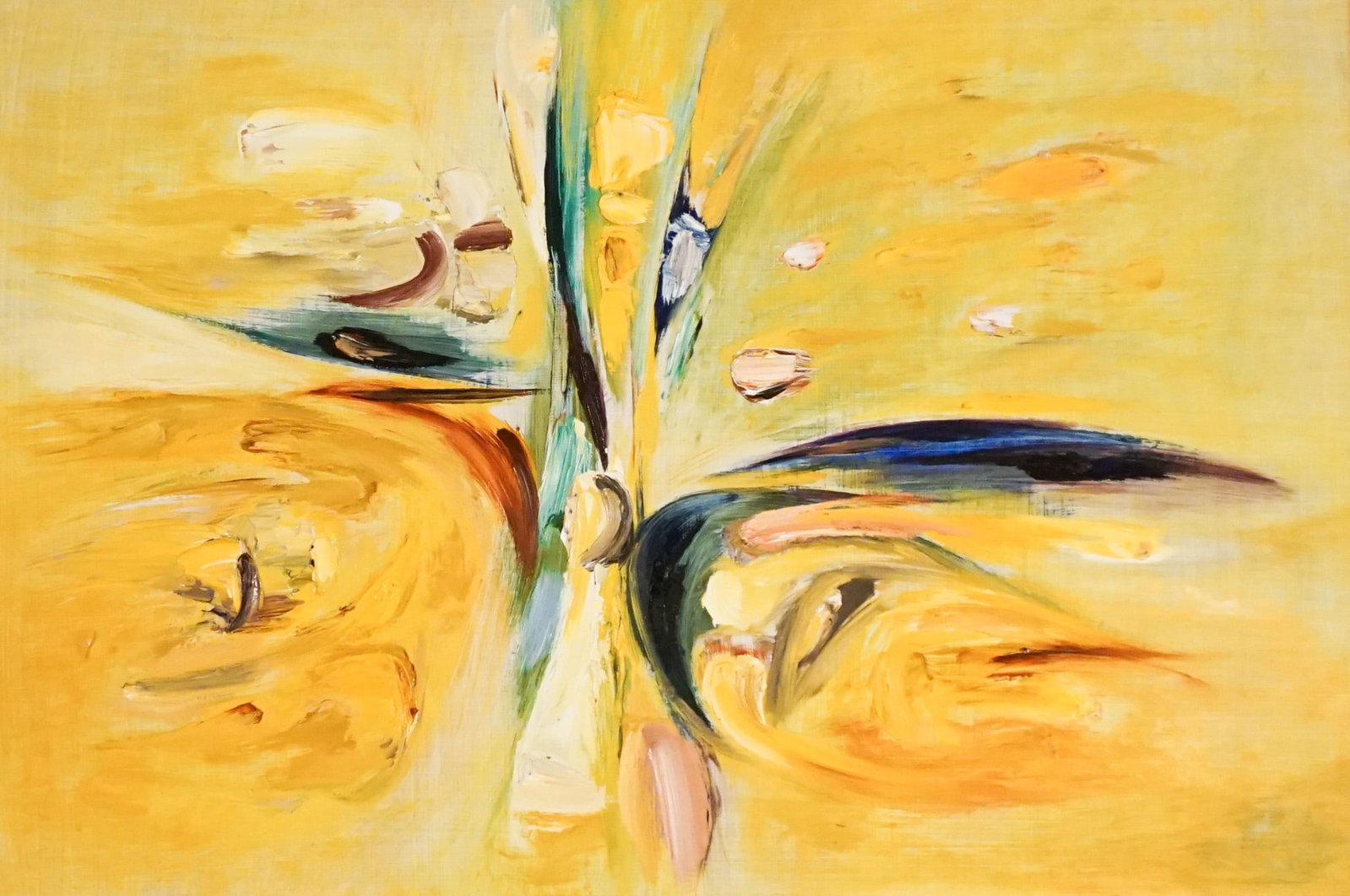 Attributed to Syed Ahmad Jamal (Malaysian 1929-2011), Untitled, Oil on canvas, 24 x 26 in (61 x 66 (1 of 2)