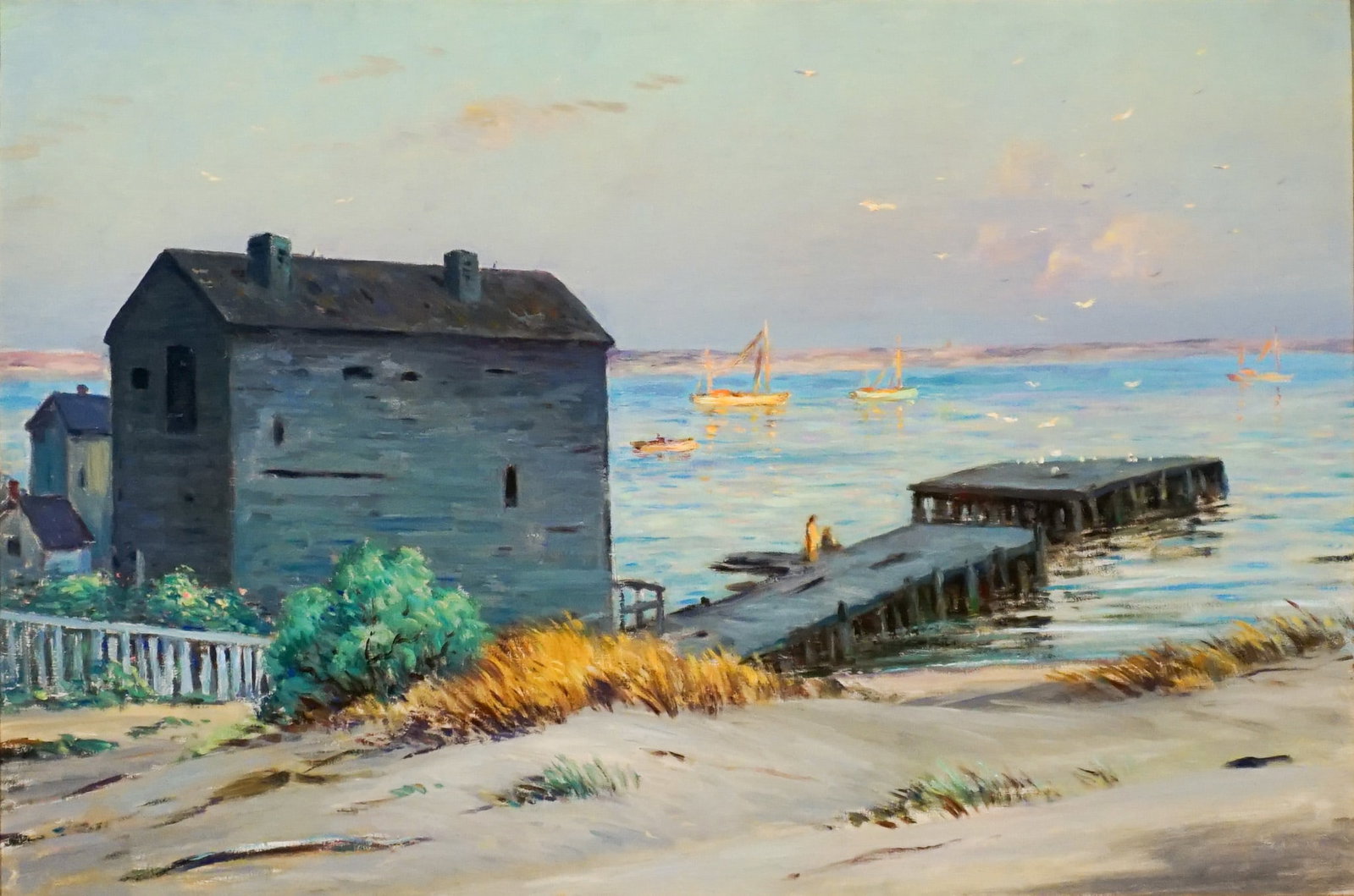 Eliot Candee Clark (American 1883-1980), On the Cape, Oil on canvas, 24 x 36 in (61 x 91.4 cm); (1 of 2)