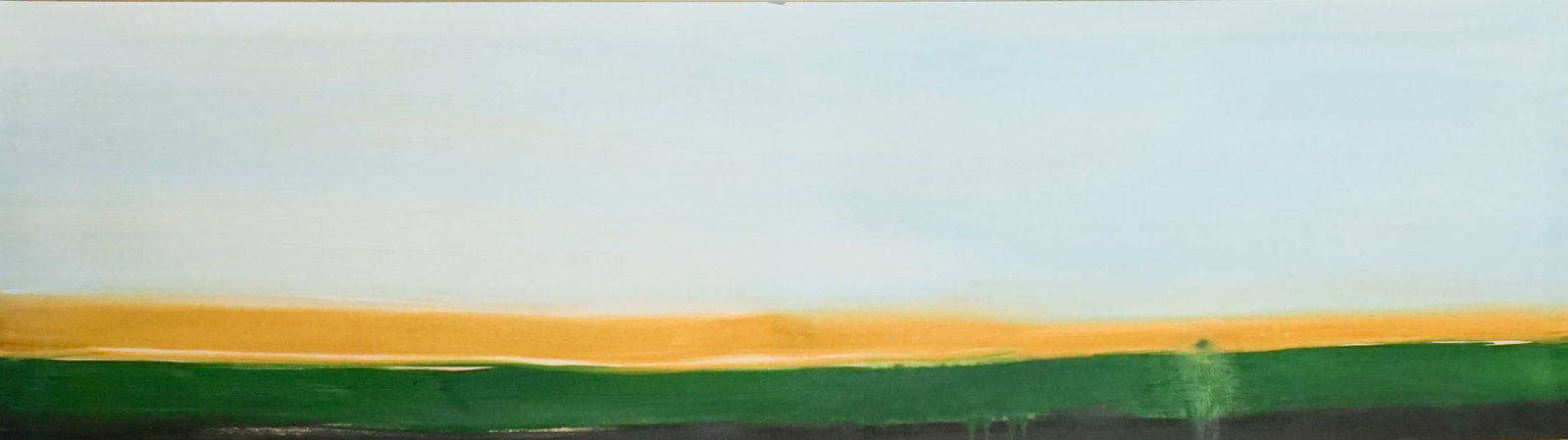 Edward Corbett (American 1919-1971), Provincetown, Oil on canvas, 1962, 16-1/4 x 55 in (41.3 x 139.7 (1 of 2)