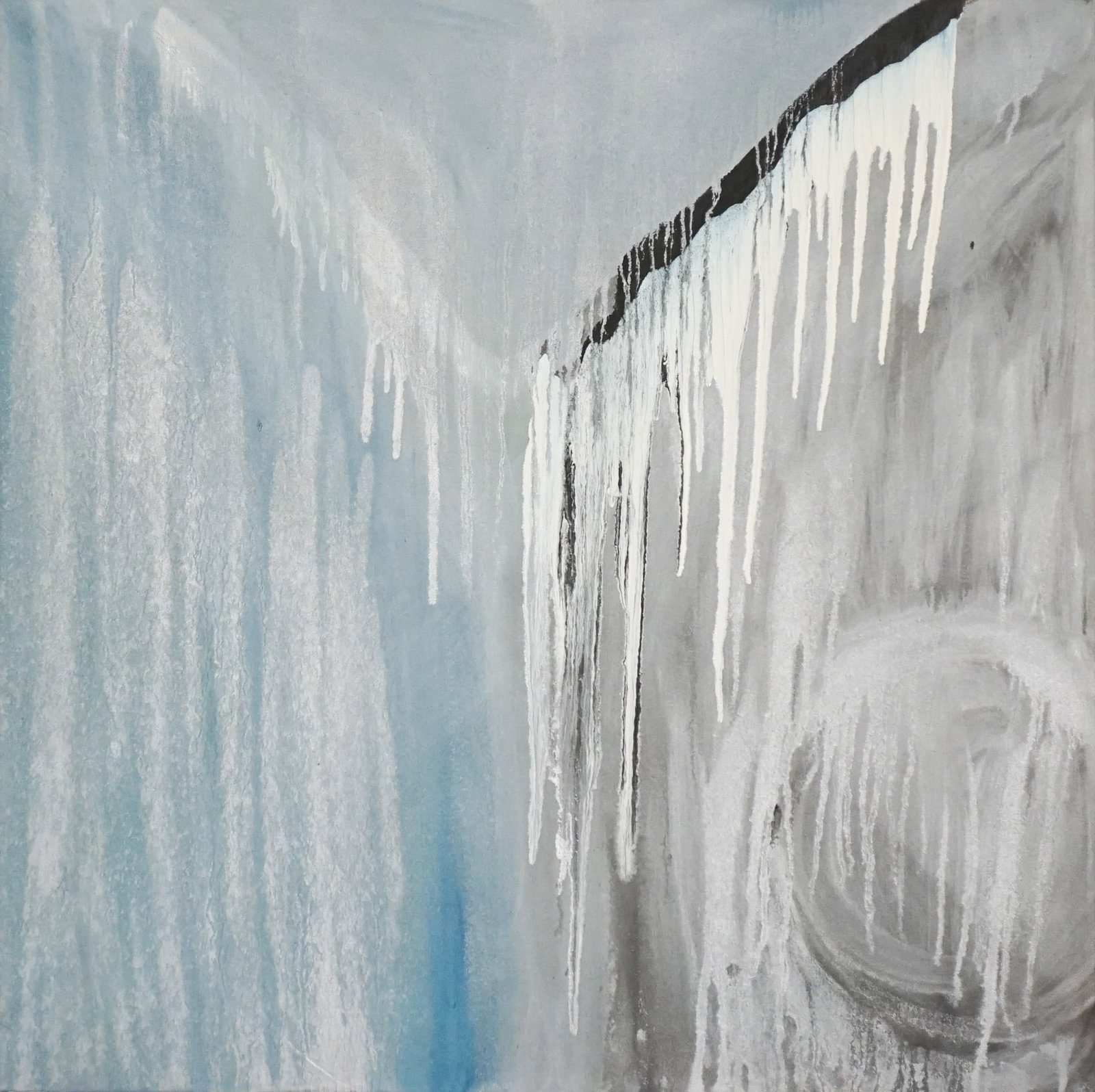 Howard Mehring (American 1931-1978), Untitled, Oil and enamel on canvas, c. 1957, Unframed: 34 x 34 (1 of 1)