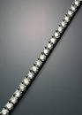 1074: 14K White Gold Diamond Tennis Bracelet