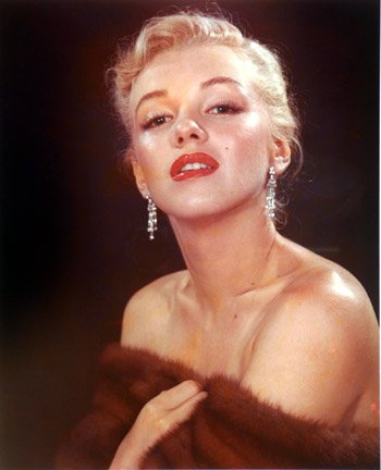 Edward Clark (American 1912-2000), Portrait of Ma: Edward Clark (American 1912-2000),Portrait of Marilyn Monroe,Color photograph, 1950, signed Edward Clark-Life in pencil l.r. and titled and dated in pencil l.l.; apparently in good condition. Framed.*