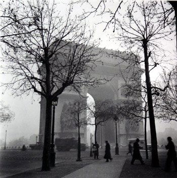 Edward Clark (American 1912-2000) Arc de Triomphe: Edward Clark (American 1912-2000),Arc de Triomphe, Left Bank and Tabac Shop: Group of Three Works,Each a black and white photograph, each signed Edward Clark- Life in pencil l.r., the first titled Arc