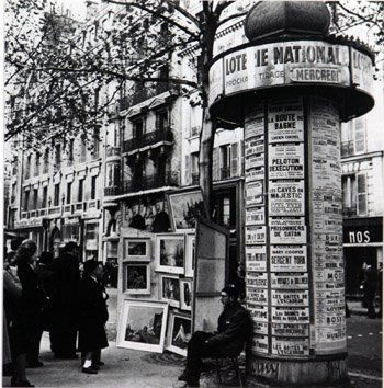 Edward Clark (American 1912-2000): Edward Clark (American 1912-2000),Arc de Triomphe, Tomb of the Unknown Soldier and Picture Seller: Group of Three Works,Each a black and white photograph, each signed Edward Clark- Life in pencil l.r.