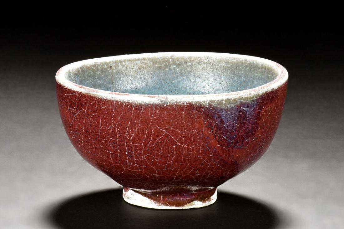 JUN WARE RED GLAZED BOWL (1 of 8)