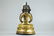 GILT BRONZE CAST BODHISATTVA SEATED FIGURE - 3