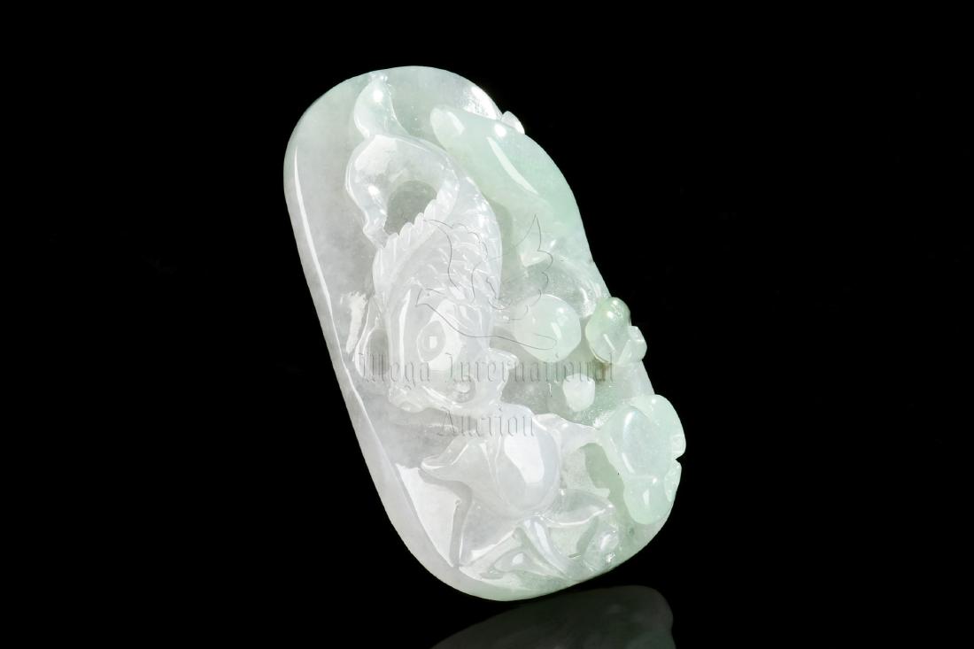 JADEITE CARVED 'FISH' PENDANT (1 of 7)