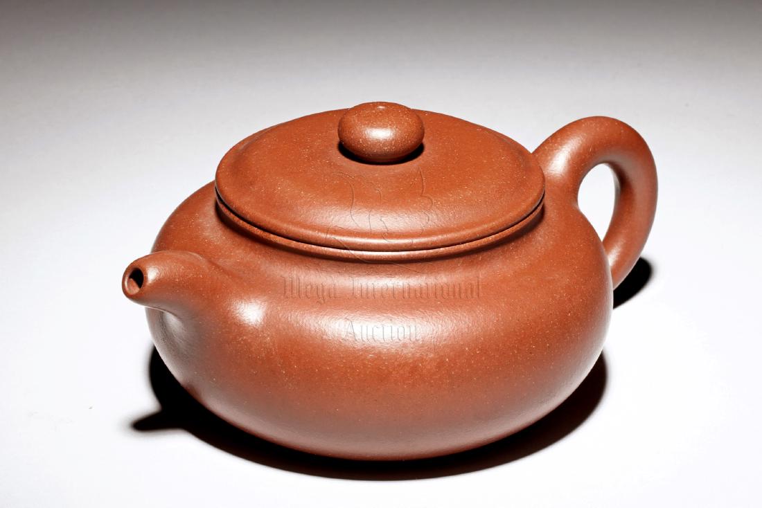 YIXING ZISHA COMPRESSED TEAPOT (1 of 6)