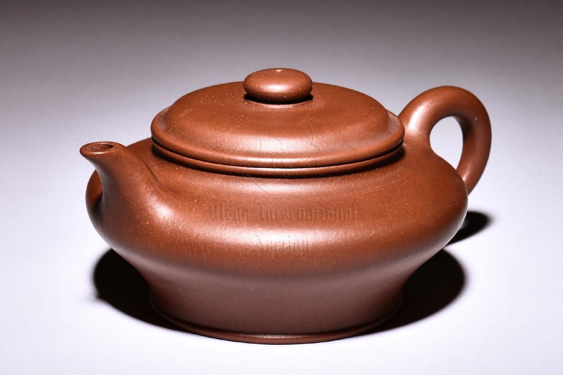YIXING ZISHA COMPRESSED TEAPOT (1 of 6)
