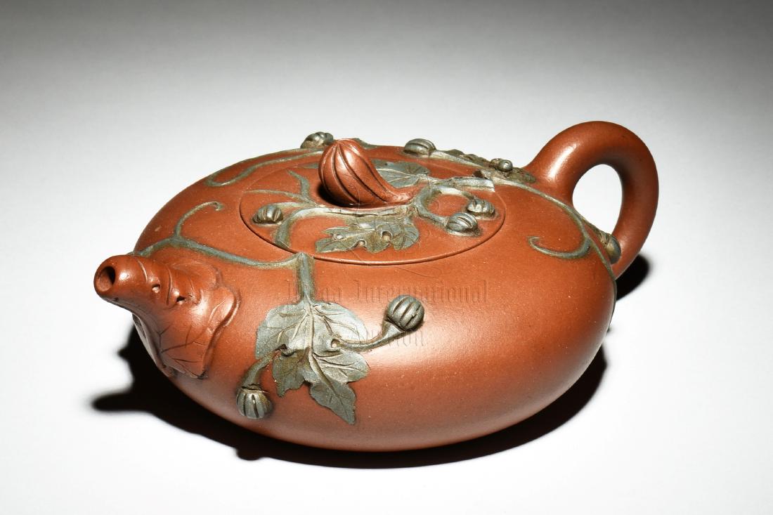 YIXING ZISHA 'MELONS' TEAPOT (1 of 6)