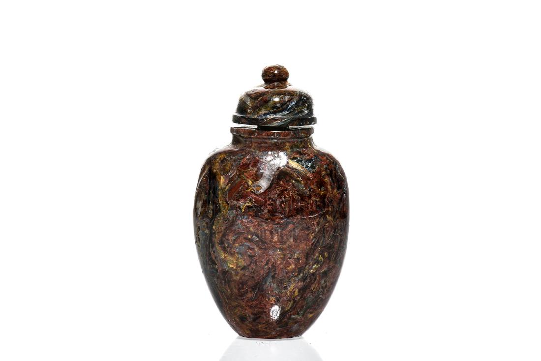 STONE CARVED SNUFF BOTTLE (1 of 9)