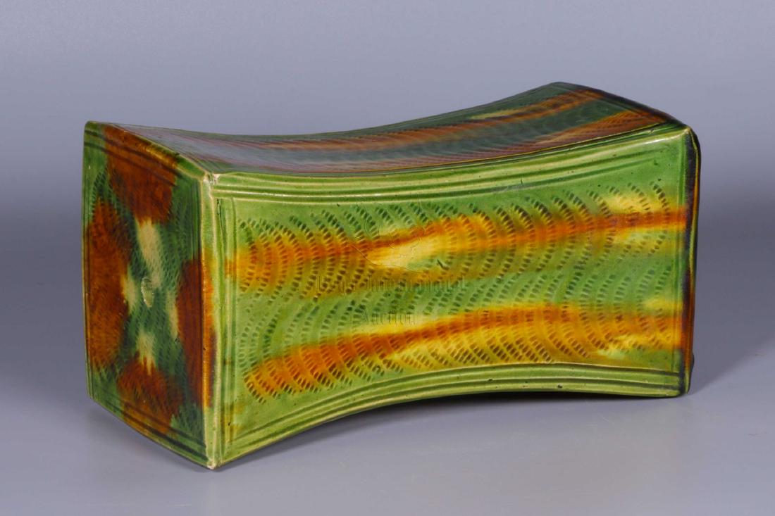 SANCAI GLAZED PILLOW (1 of 7)