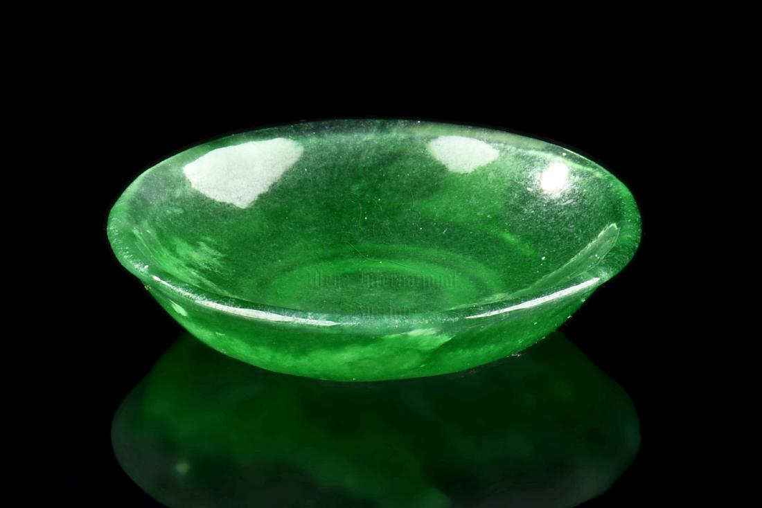 JADEITE CARVED SMALL DISH (1 of 5)