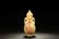 CARVED WHITE JADE FOUR-HANDLE BOTTLE VASE