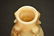 CARVED WHITE JADE FOUR-HANDLE BOTTLE VASE - 6