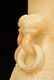 CARVED WHITE JADE FOUR-HANDLE BOTTLE VASE - 8
