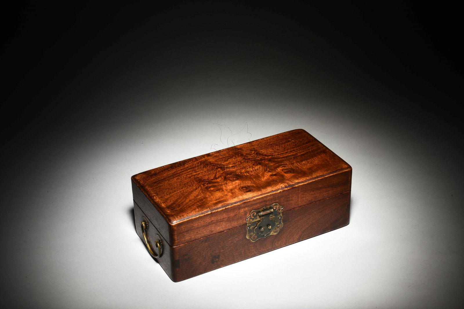 HUANGHUALI WOOD RECTANGULAR BOX WITH COVER (1 of 15)