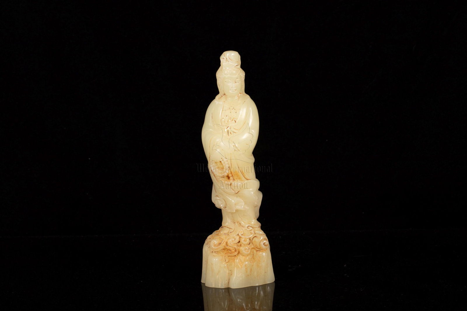 A JADE CARVING OF GUANYIN (1 of 13)