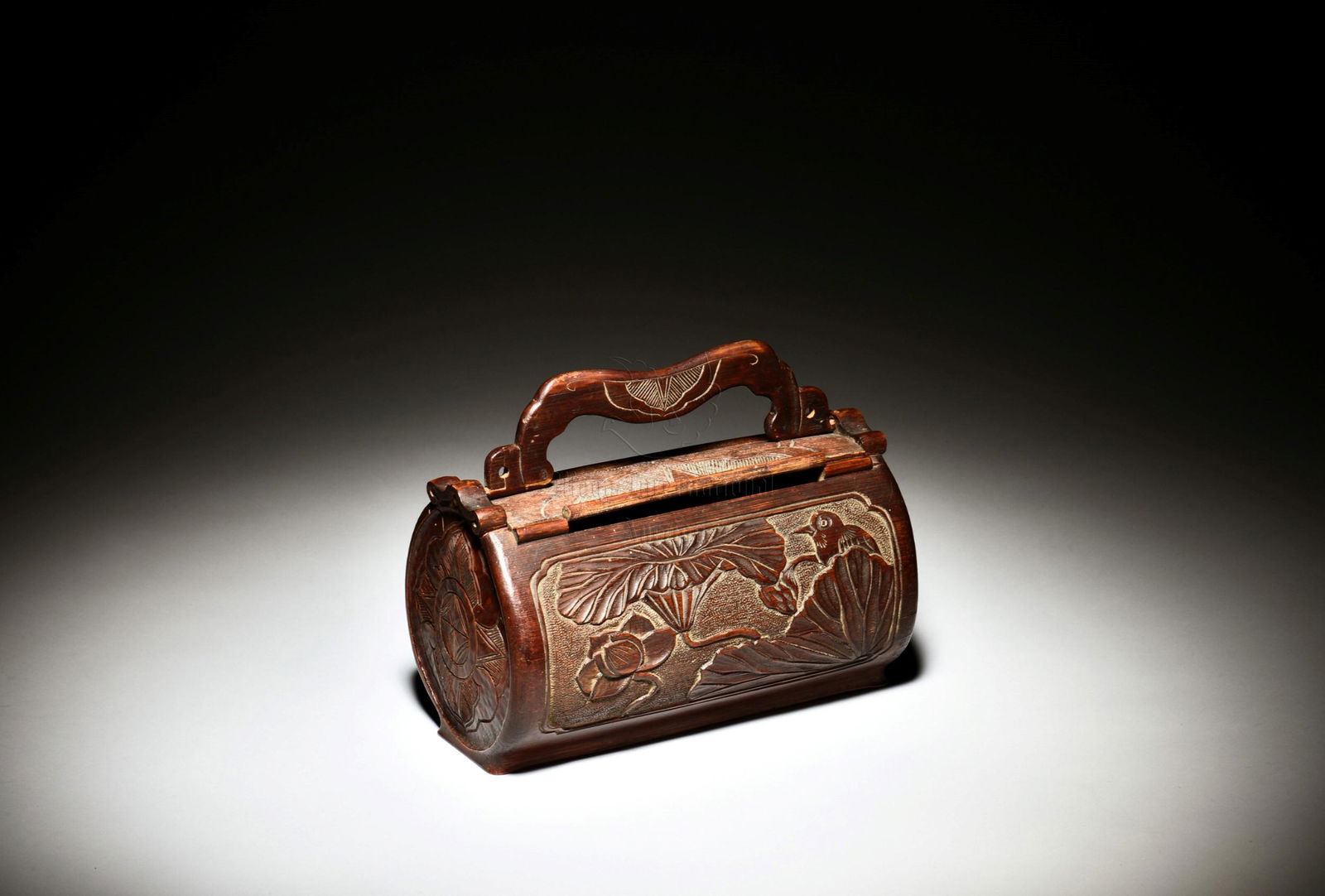 A CARVED BAMBOO BOX (1 of 5)