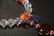 A CHINESE CRYSTAL BEADS HAND STRING, 18PCS - 2