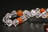 A CHINESE CRYSTAL BEADS HAND STRING, 18PCS - 8