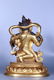 GILT BRONZE CAST 'BODHISATTVA' FIGURE - 7