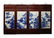 4 CHINESE BLUE&WHITE LANDSCAPE PORCELAIN PLATE PAINTING