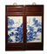 4 CHINESE BLUE&WHITE LANDSCAPE PORCELAIN PLATE PAINTING - 2
