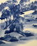 4 CHINESE BLUE&WHITE LANDSCAPE PORCELAIN PLATE PAINTING - 5