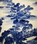 4 CHINESE BLUE&WHITE LANDSCAPE PORCELAIN PLATE PAINTING - 8