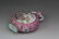 A CHINESE FAMILLE ROSE PORCELAIN VASE WITH DOUBLE EARS - 7