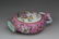 A CHINESE FAMILLE ROSE PORCELAIN VASE WITH DOUBLE EARS - 9