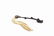 WOOD CARVED HORSE WHISK ORNAMENT