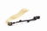 WOOD CARVED HORSE WHISK ORNAMENT - 2