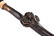 WOOD CARVED HORSE WHISK ORNAMENT - 3