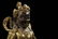 GILT BRONZE CAST 'YELLOW JAMBHALA' SEATED FIGURE - 7