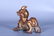 GILT BRONZE CAST 'MYTHICAL ONE HORN BEAST' FIGURE - 3