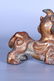 GILT BRONZE CAST 'MYTHICAL ONE HORN BEAST' FIGURE - 5