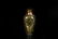 GLASS CARVED 'AUSPICIOUS ITEMS' BOTTLE VASE - 3