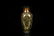 GLASS CARVED 'AUSPICIOUS ITEMS' BOTTLE VASE - 4