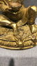 GILT BRONZE CAST 'GUARDIAN' SEATED FIGURE - 3